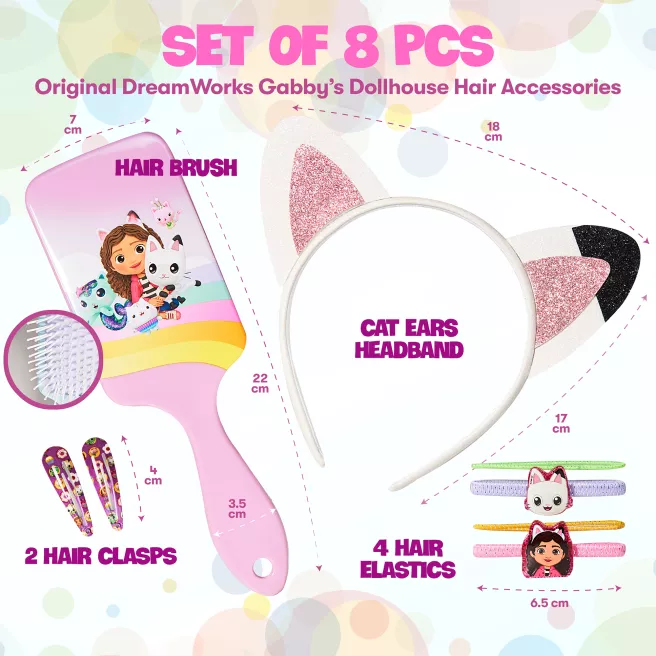 Disney La Reine des Neiges - Kit Accessoires cheveux - 8 Pcs Disney La Reine des Neiges - Kit Accessoires cheveux - 8 Pcs