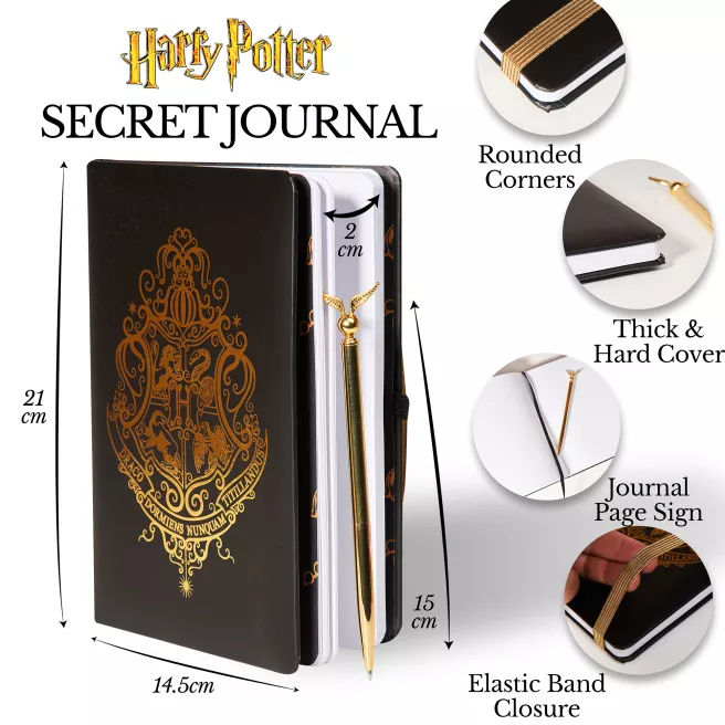 Harry potter - Notebook le vif d'or + stylo Harry potter - Notebook le vif d'or + stylo