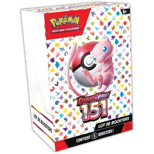 Pokémon - Ecarlate et Violet 3.5 - Pack de 6 Boosters Pokémon - Ecarlate et Violet 3.5 - Pack de 6 Boosters