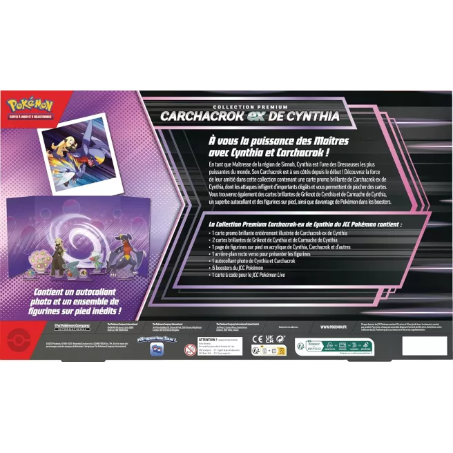 Pokémon - Carchacrok Ex de Cynthia - Collection Premium