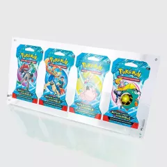 Boîtier acrylique – Pokémon 4 slots boosters
