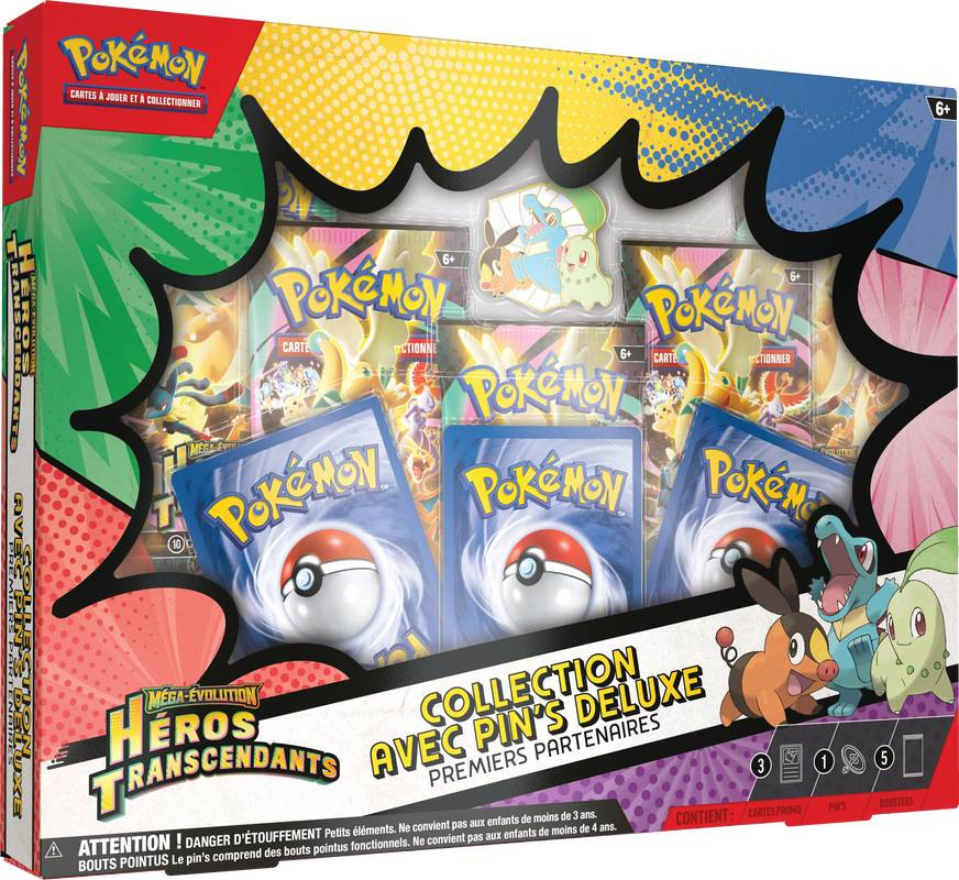 Coffret Pokémon Collection Pin’s ME2.5 Héros Transcendants