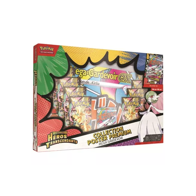 Coffret Collection Poster Premium Méga-Gardevoir Héros Transcendants ME2.5