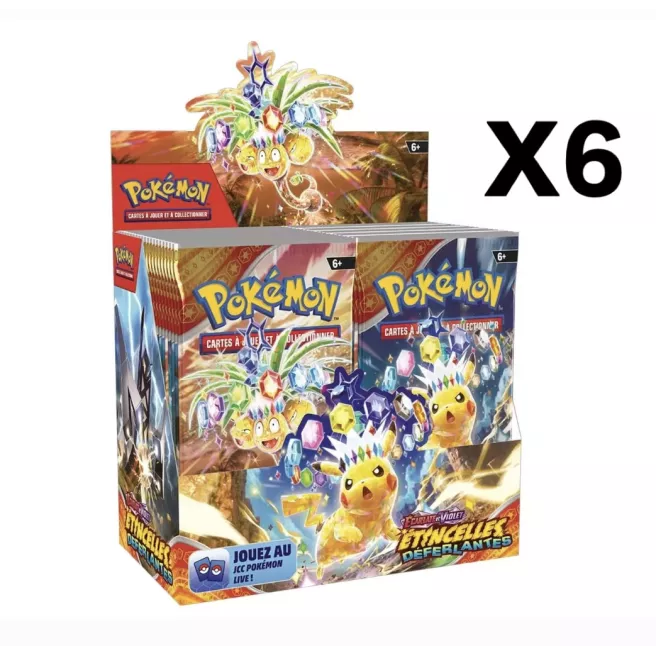 Case 6 display EV08 Étincelles Déferlantes - 36 Boosters - FR