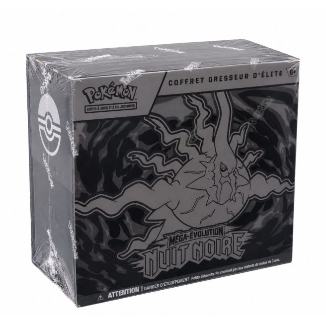 Case scellée - 6x Coffret Dresseur Elite - Mega Evolution 05 - Nuit Noire